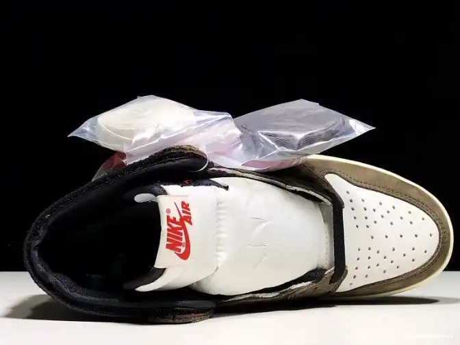 100 Air x CD4487 Travis Jordan 'Mocha' High Scott Retro 1 - OG 0701